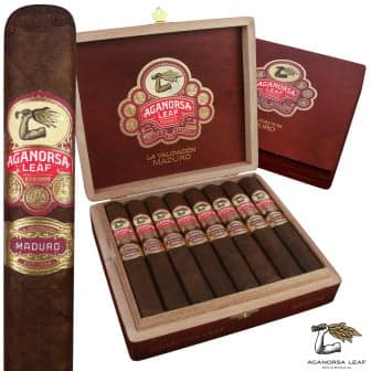 Aganorsa Leaf La Validacion Maduro Box-Pressed Gran Robusto 5 Pack cigar listing