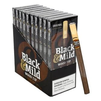 Black & Mild Original Plastic Tips 50 CIGARS cigar listing