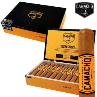 Camacho Connecticut Robusto 5 Pack cigar listing