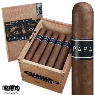Emilio Cigars Papa Joe 4.5x46 5 Pack cigar listing