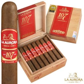 La Aurora 107 Ecuador Zeppelin 5 Pack cigar listing