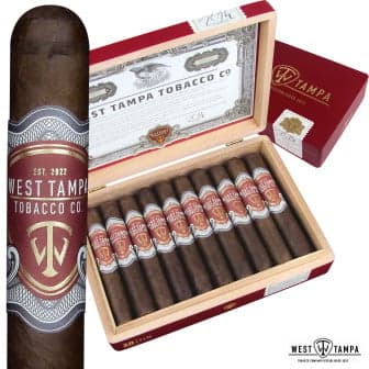 West Tampa Tobacco Co. Red Robusto 5 Pack cigar listing