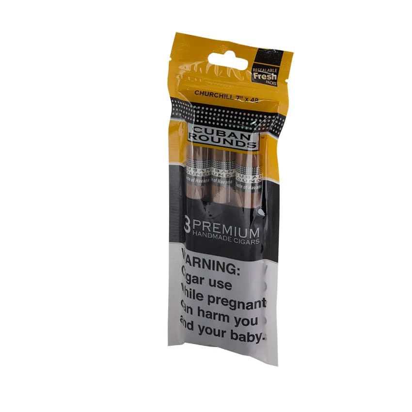 Cuban Rounds Churchill Natural cigar listing
