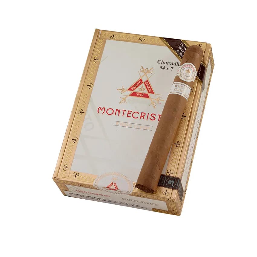 Montecristo White Churchill Natural cigar listing