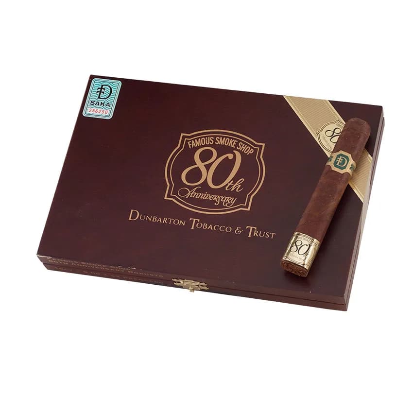 Dunbarton Famous 80th Robusto Maduro cigar listing