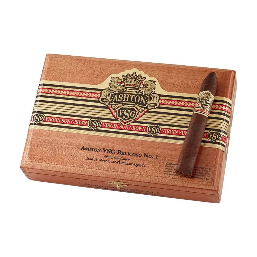 Ashton Virgin Sun Grown Belicoso No. 1 Natural cigar listing