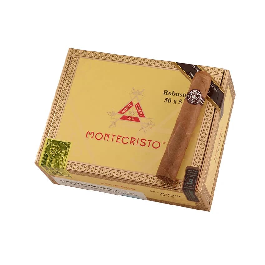 Montecristo Yellow Robusto Natural cigar listing