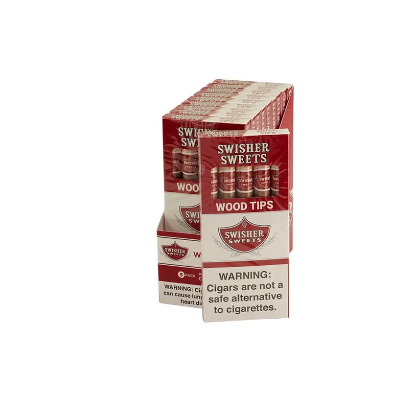 Swisher Wood Tip 5 Pack Natural cigar listing