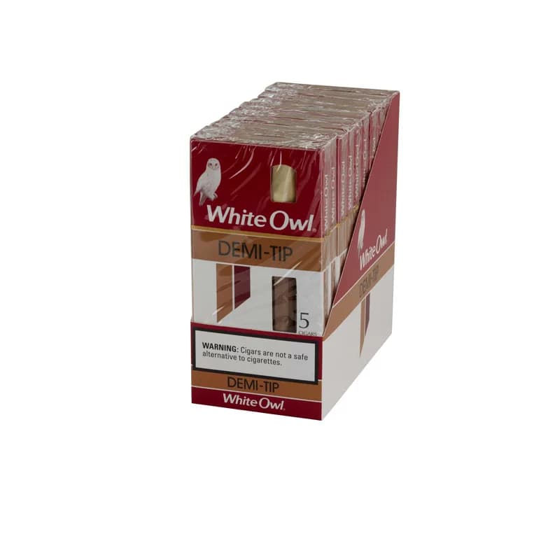 White Owl Demi Tips 5 Pack Natural cigar listing