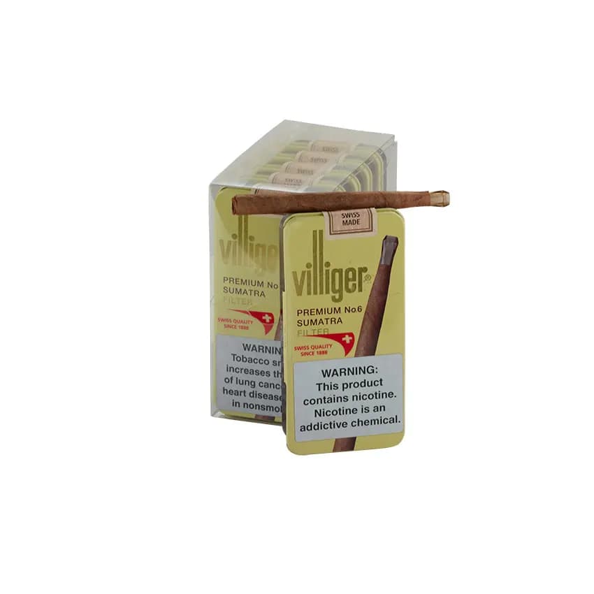 Villiger Premium No. 6 Sumatra (10) Natural cigar listing