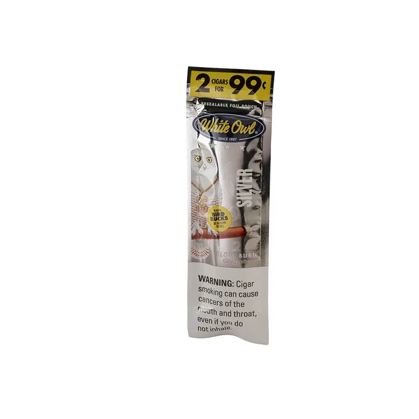 White Owl Silver (2) Natural cigar listing