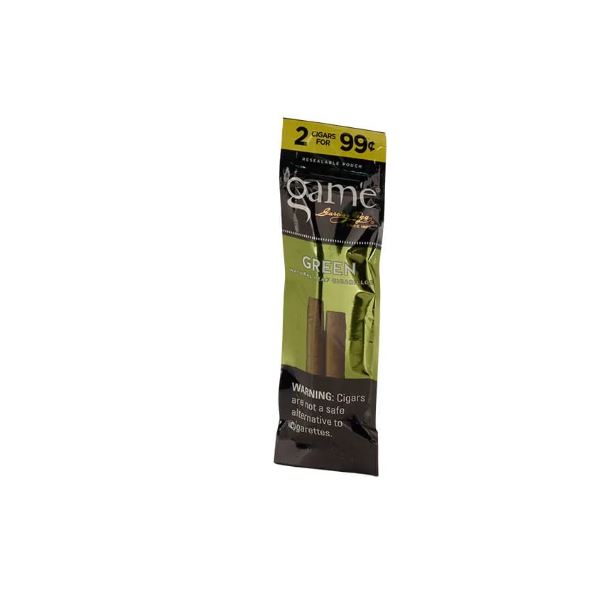 Garcia y Vega Game Cigarillos Green (2) Claro cigar listing