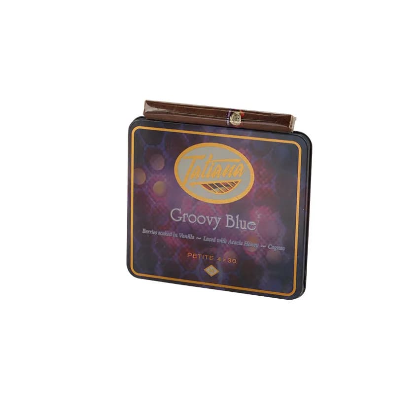 Tatiana Tins Groovy Blue (10) Natural cigar listing