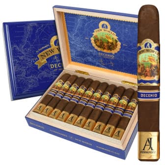 AJ Fernandez New World Decenio Robusto 5 Pack cigar listing