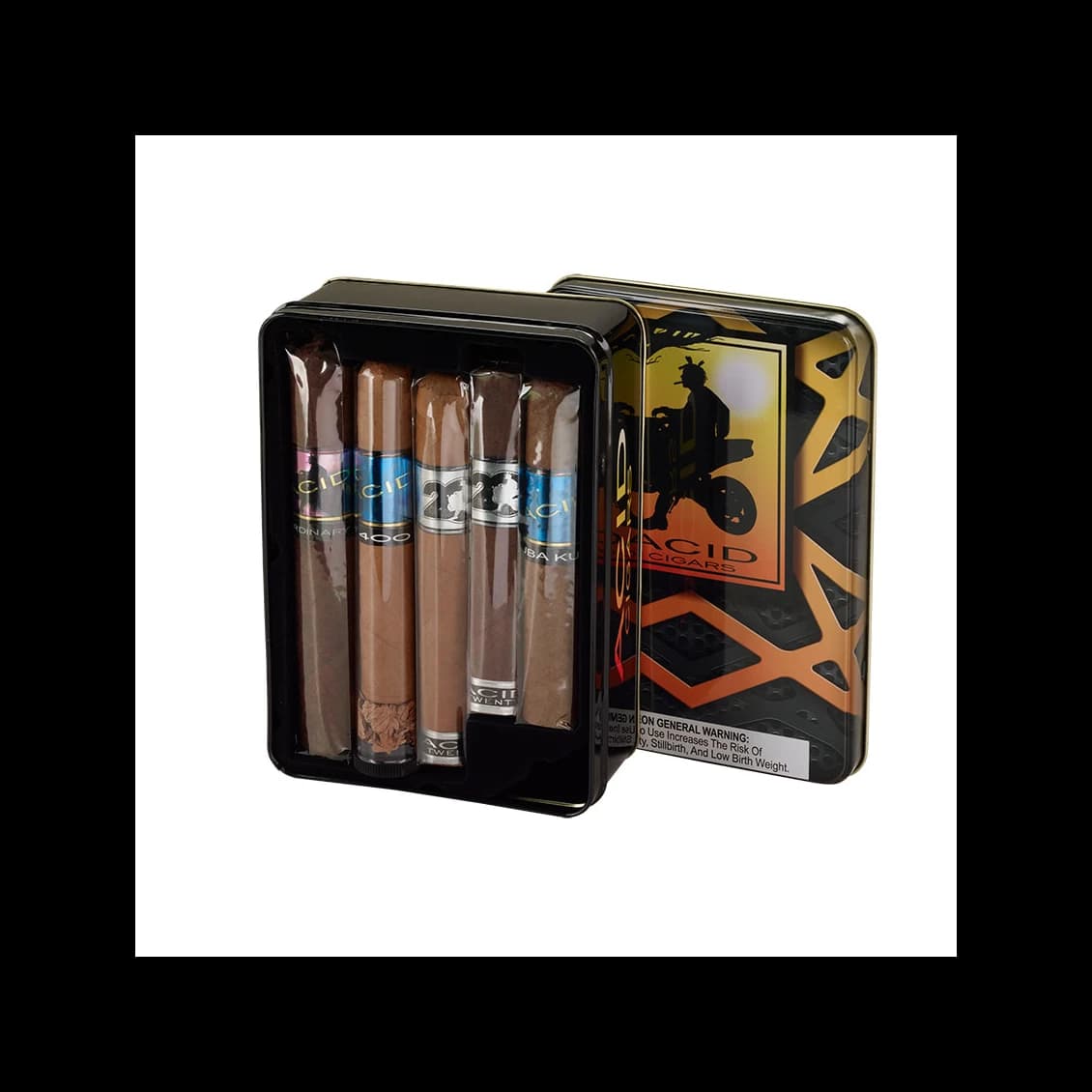 Acid Collector Tin Varies cigar listing