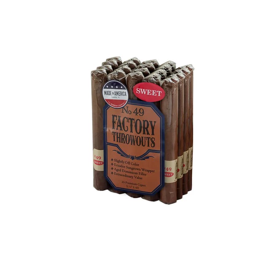 Factory Throwouts No. 49 Sweet Natural cigar listing