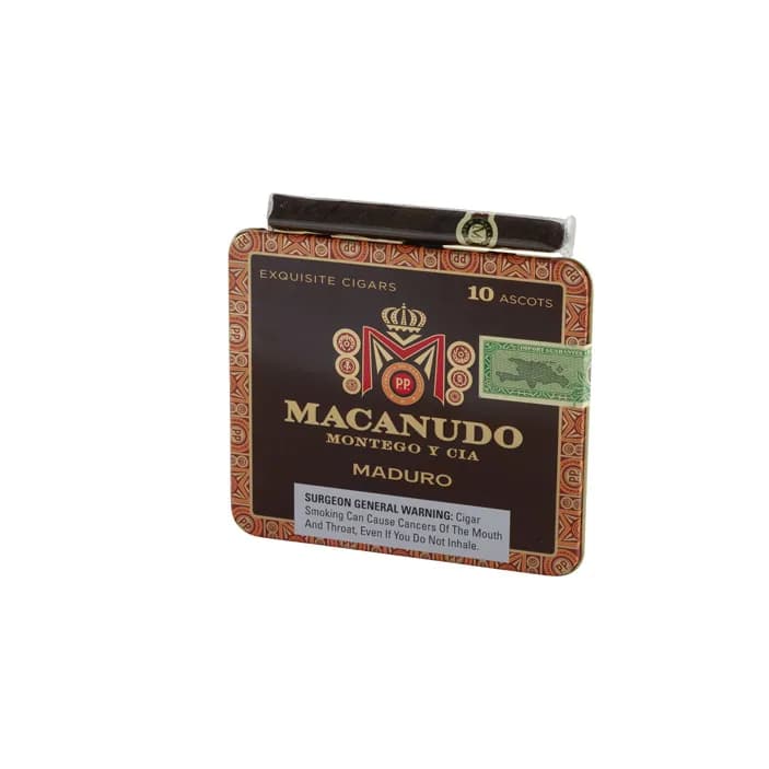 Macanudo Maduro Ascot (10) cigar listing