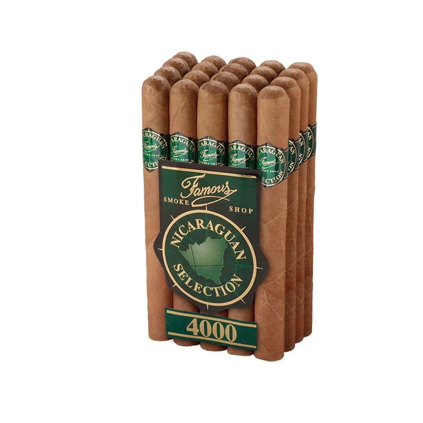 Famous Nicaraguan 4000 Churchill Natural cigar listing