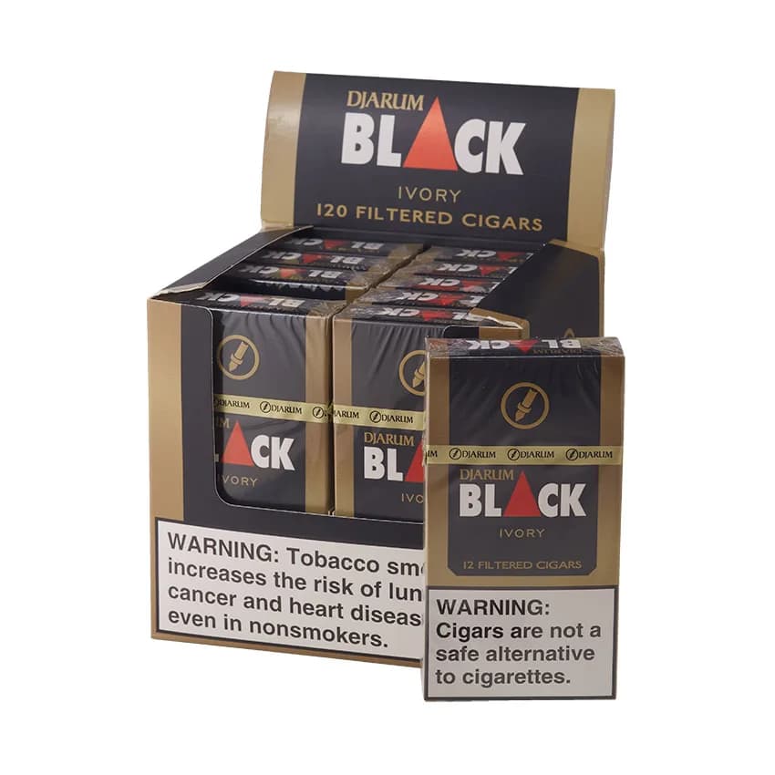 Djarum Black Ivory Filtered Cigar (12) Natural cigar listing