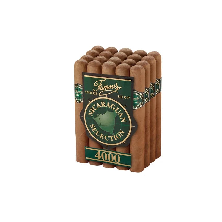 Famous Nicaraguan 4000 Robusto Natural cigar listing