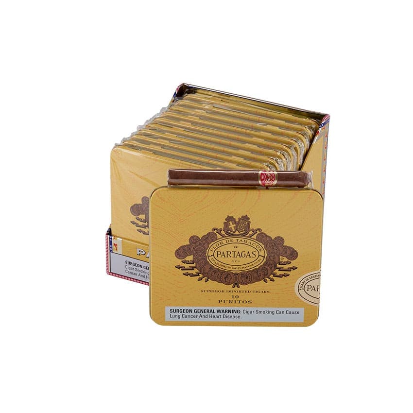 Partagas Puritos (10) Natural cigar listing