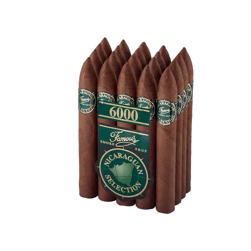 Famous Nicaraguan Selection 6000 Torpedo Natural cigar listing
