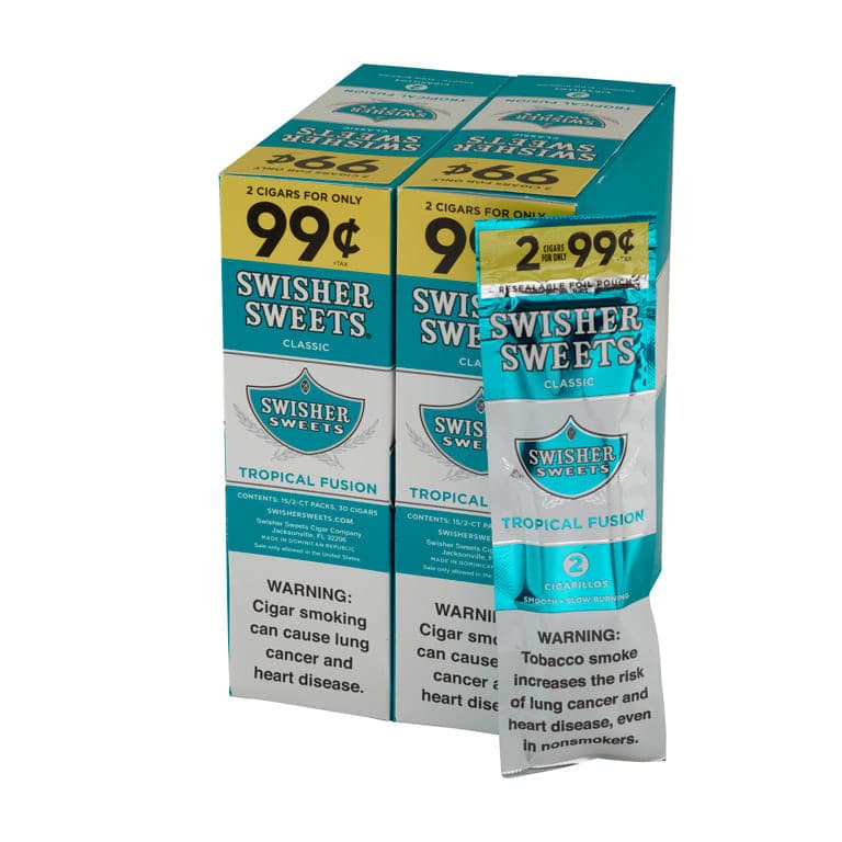 Swisher Sweets Tropical Fusion Cigarillos (2) Natural cigar listing