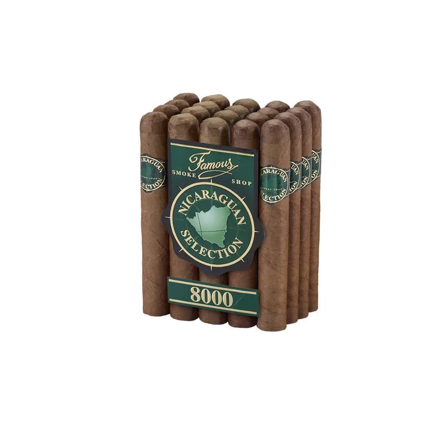 Famous Nicaraguan 8000 Robusto Natural cigar listing