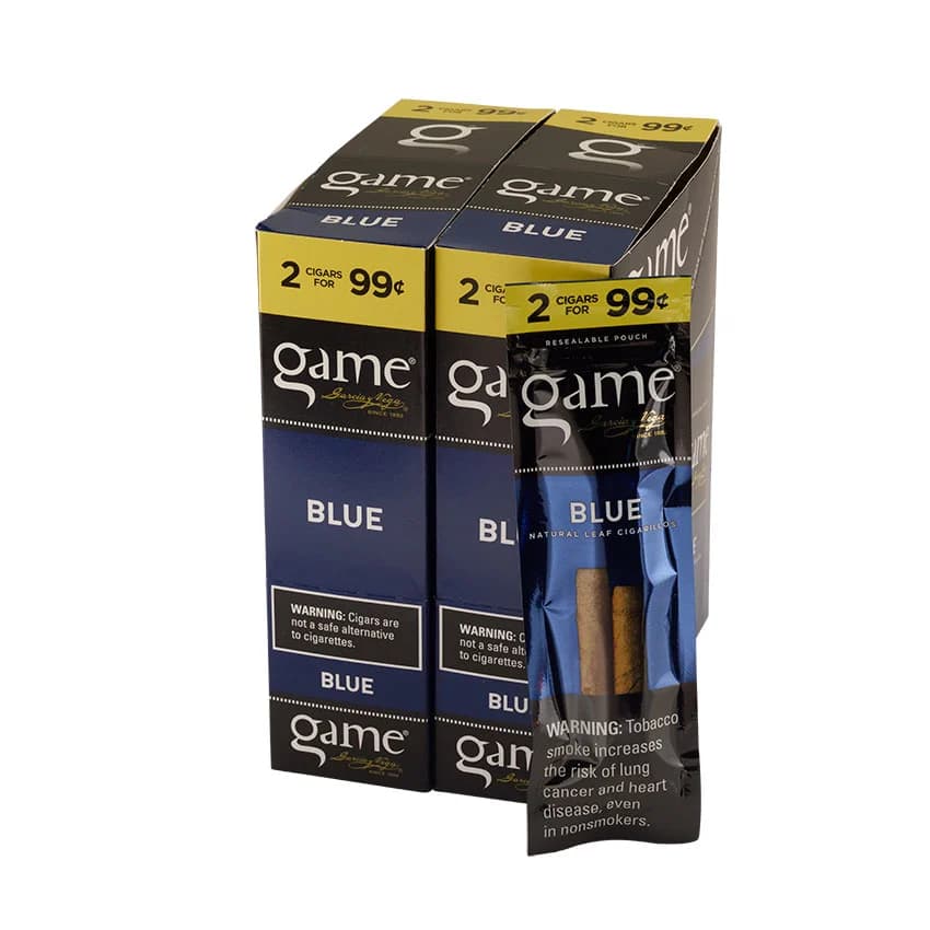 Garcia y Vega Game Cigarillos Blue (2) Natural cigar listing