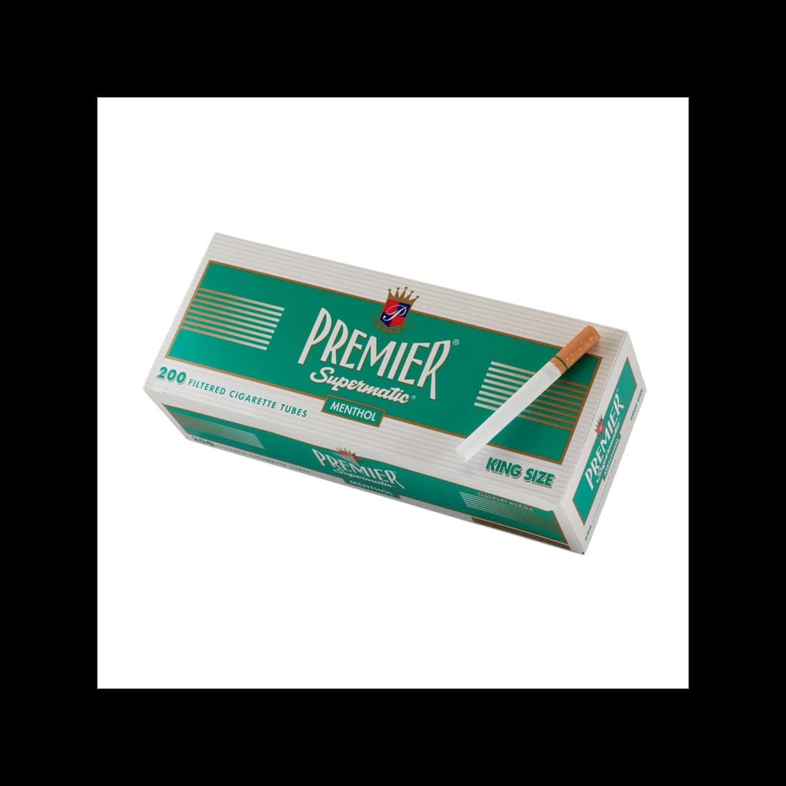 Premier Menthol King Tubes cigar listing
