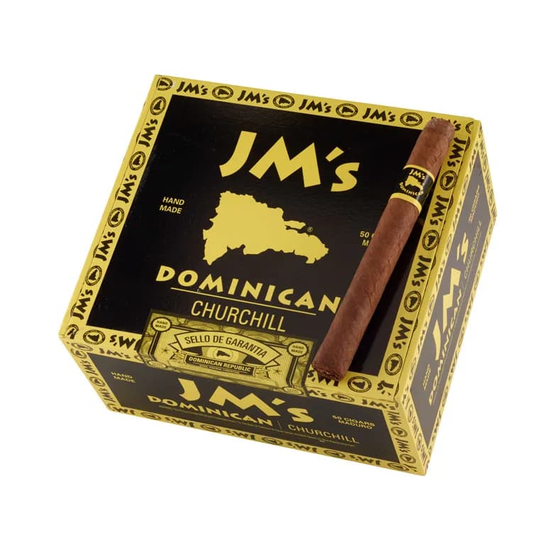 JM's Dominican Churchill Maduro cigar listing