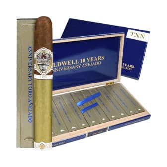 Caldwell 10th Anniversary 5 COFFINS cigar listing