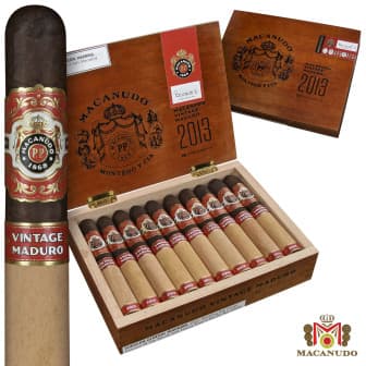 Macanudo Vintage Maduro 2013 Robusto 5 Pack cigar listing