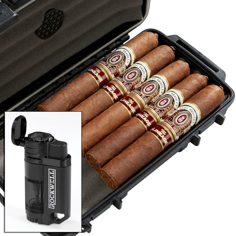 Grab 'n Go Kit: Alec Bradley Lineage + Herf-a-Dor Robusto 5-Cigar Sampler cigar listing