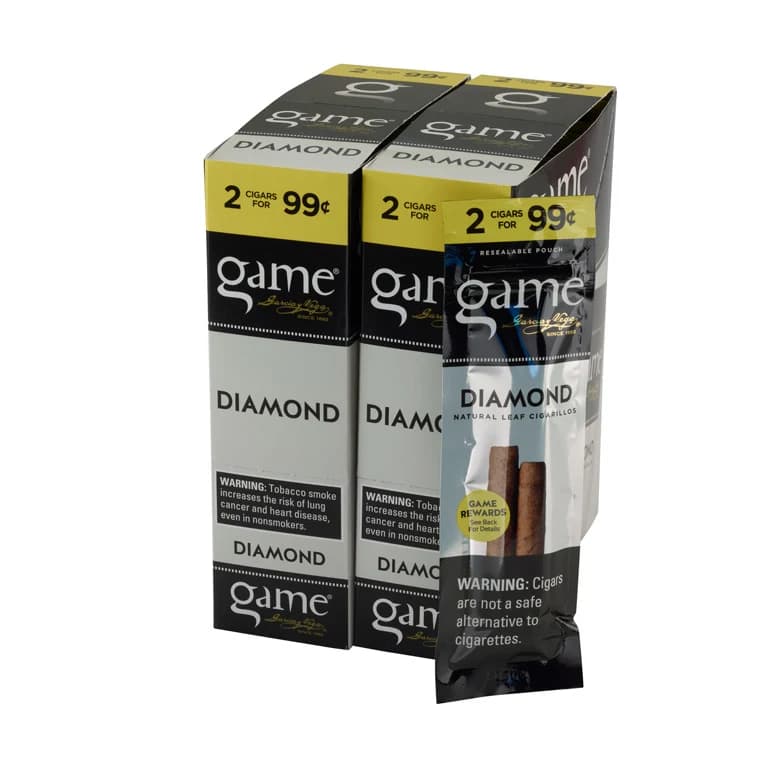 Garcia y Vega Game Cigarillos Diamond (2) Natural cigar listing