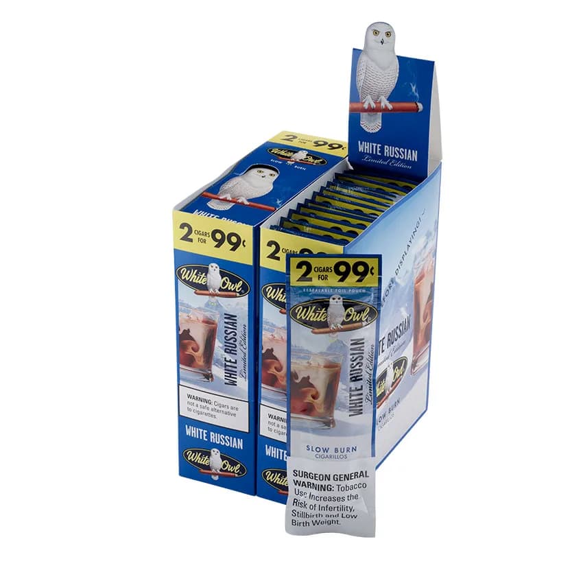 White Owl White Russian (2) Natural cigar listing