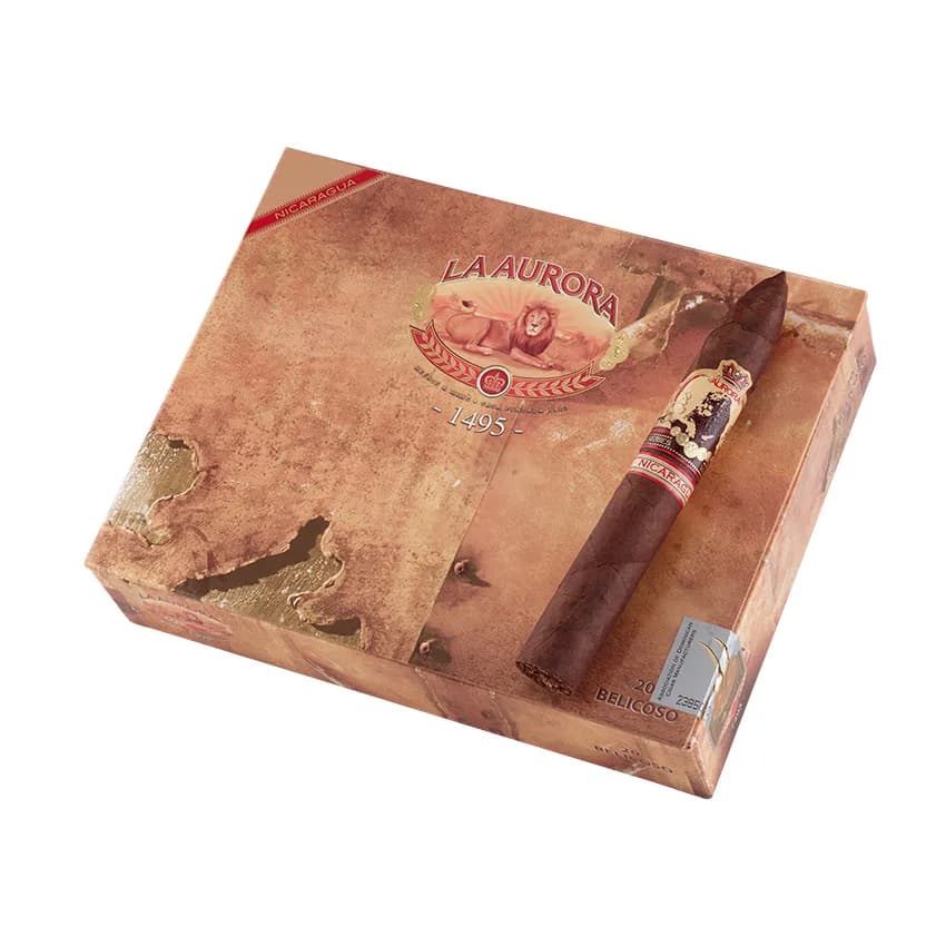 La Aurora 1495 Nicaragua Belicoso Natural cigar listing
