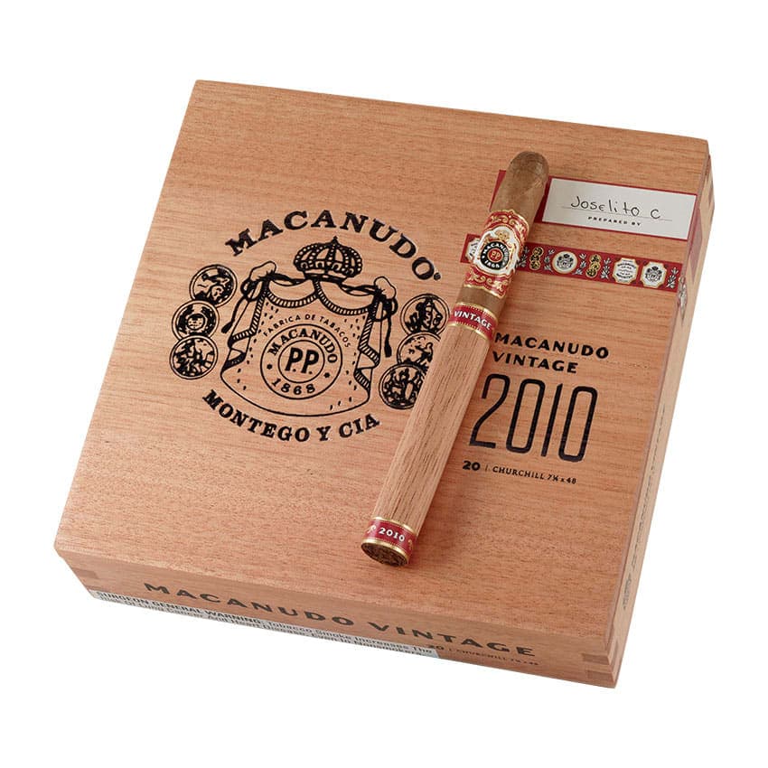 Macanudo Vintage 2010 Churchill Natural cigar listing