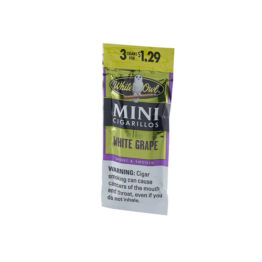 White Owl Mini Cigarillo White Grape (3) Natural cigar listing