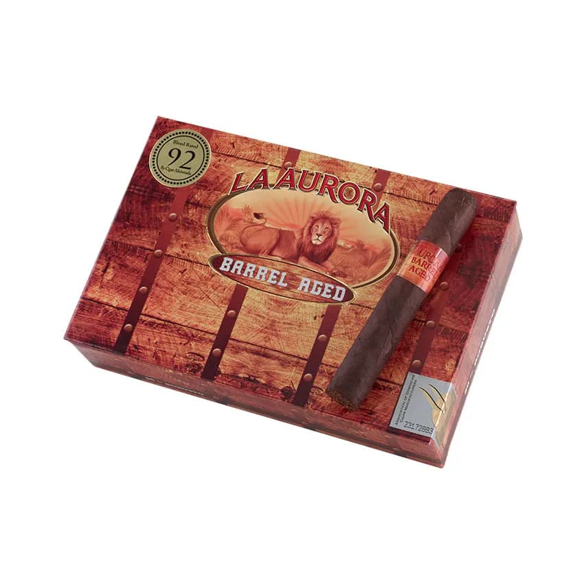 La Aurora Barrel Aged Robusto Maduro cigar listing