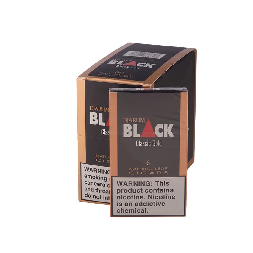 Djarum Black Classic Gold Natural Leaf (6) cigar listing