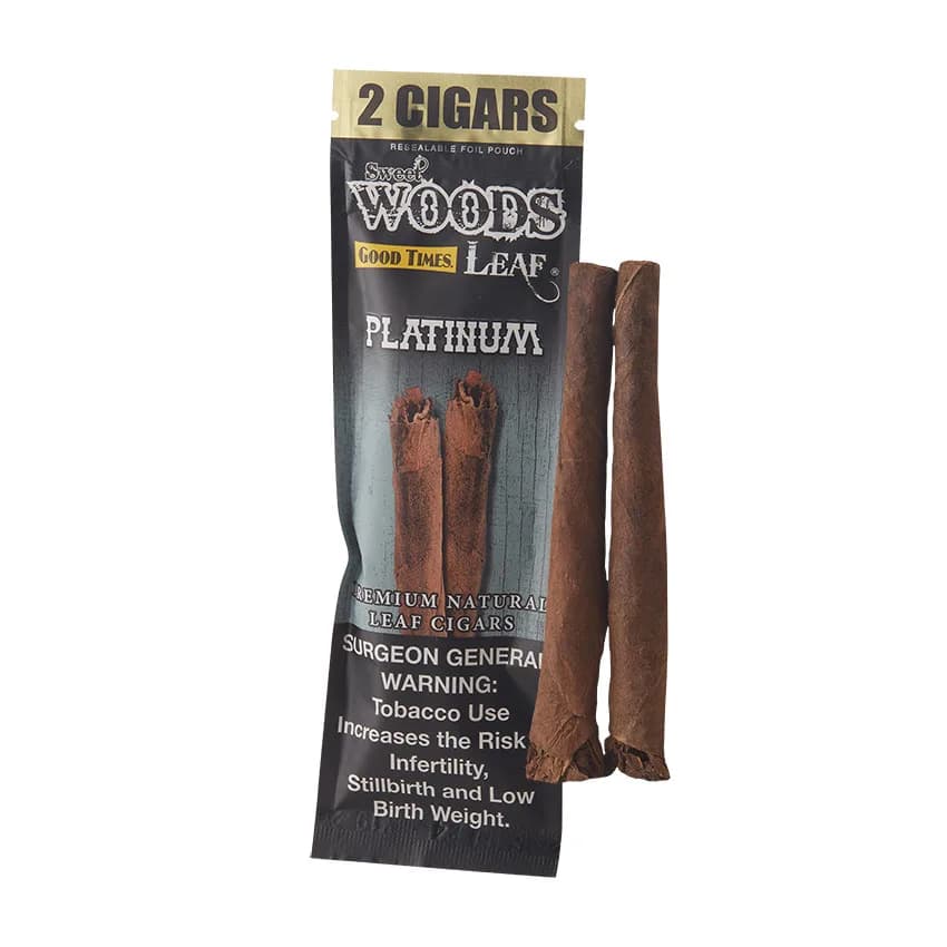 Good Times Sweet Woods Leaf Platinum Unsweet Maduro cigar listing
