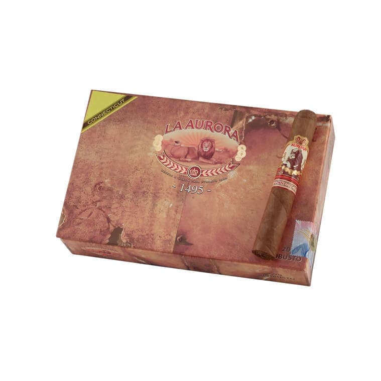 La Aurora 1495 Connecticut Robusto Natural cigar listing