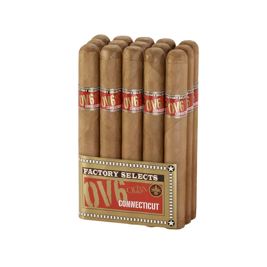 Oliva Factory Selects Connecticut 6 x 44 Natural cigar listing
