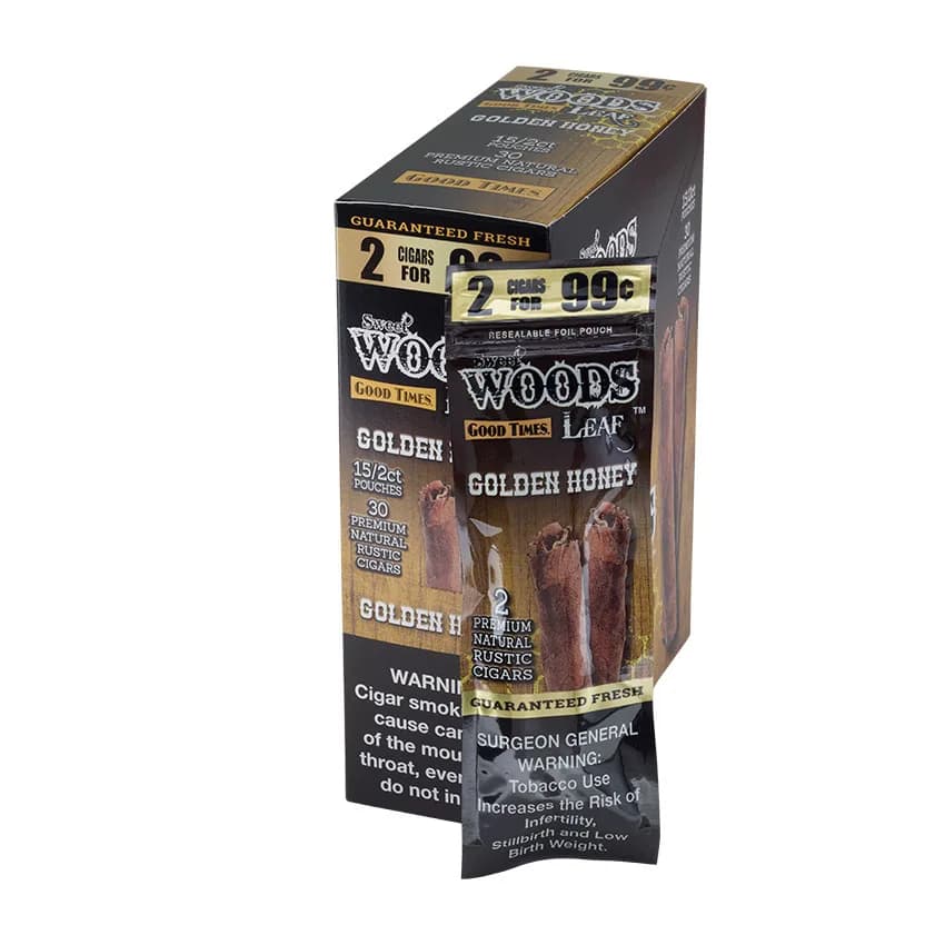 Good Times Sweet Woods Leaf Golden Honey Natural cigar listing
