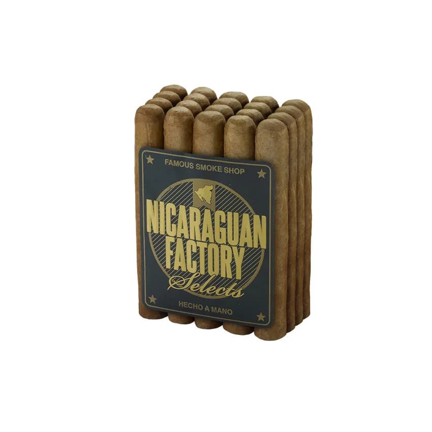 Nicaraguan Factory Selects Habano Sumatra Toro Dark Natural cigar listing