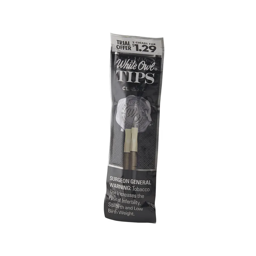 White Owl Tips 15/2 Classic Natural cigar listing