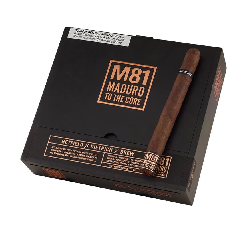 Blackened By DE Corona Doble Maduro cigar listing