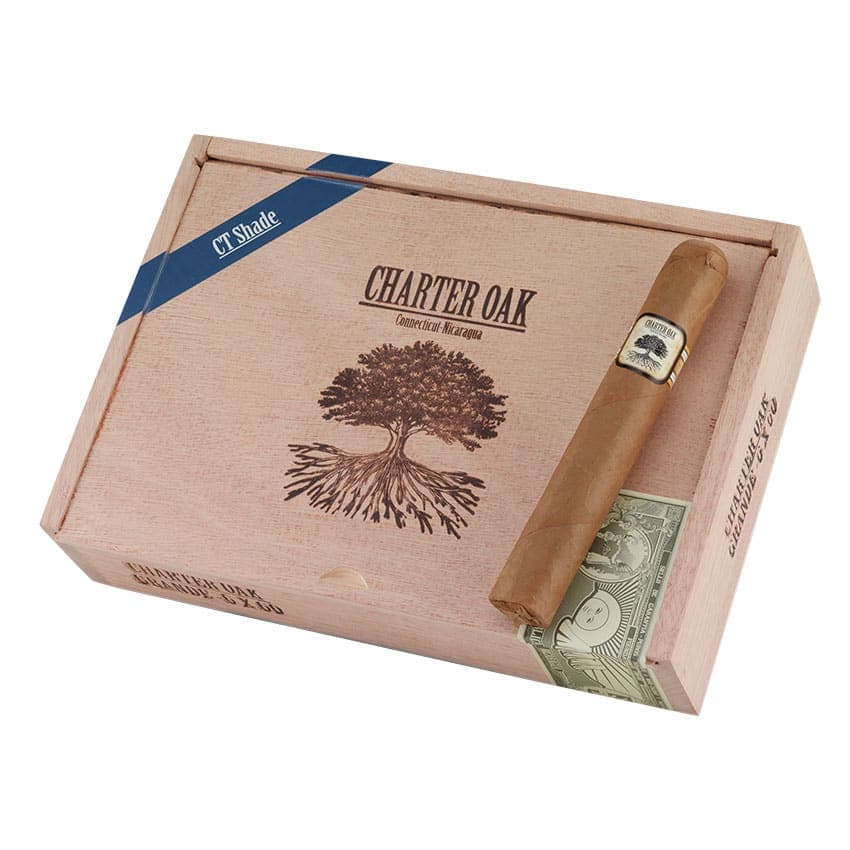 Charter Oak Shade Grande Natural cigar listing