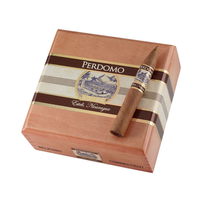 Perdomo Lot 23 Belicoso Connecticut Natural cigar listing